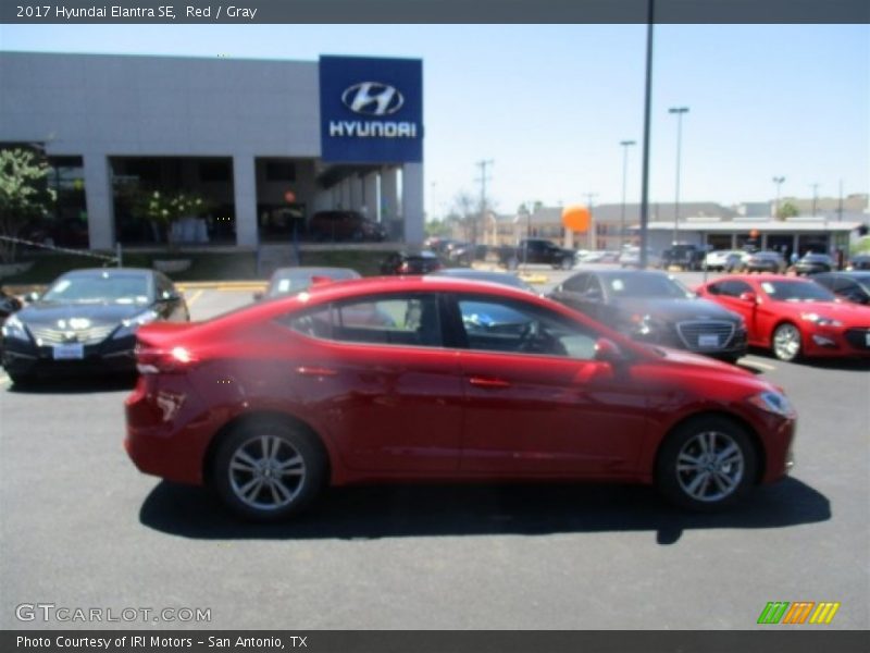 Red / Gray 2017 Hyundai Elantra SE