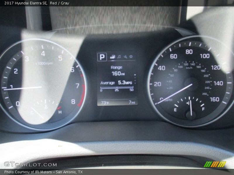 Red / Gray 2017 Hyundai Elantra SE