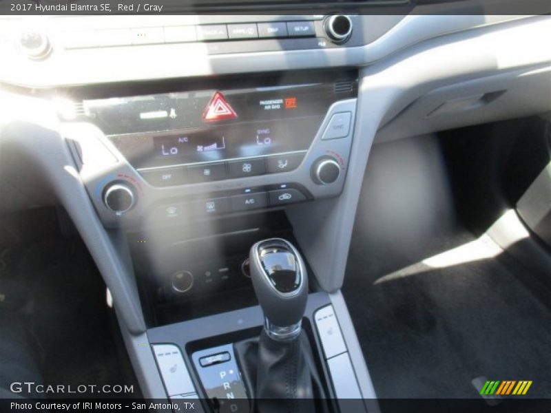 Red / Gray 2017 Hyundai Elantra SE