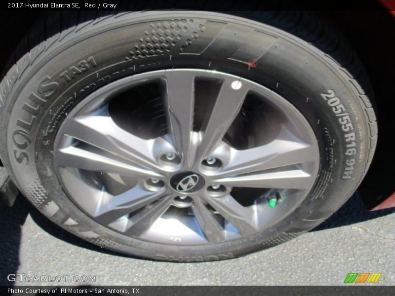 Red / Gray 2017 Hyundai Elantra SE