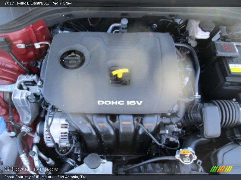 Red / Gray 2017 Hyundai Elantra SE