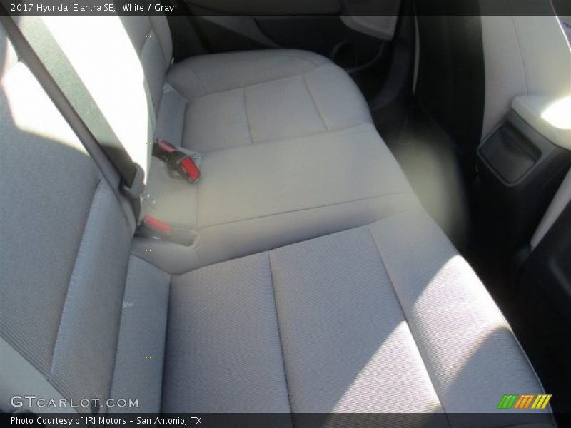 White / Gray 2017 Hyundai Elantra SE