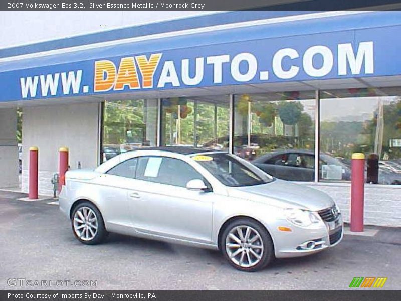 Silver Essence Metallic / Moonrock Grey 2007 Volkswagen Eos 3.2
