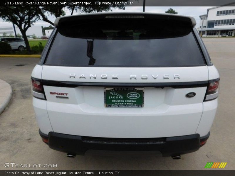 Fuji White / Ebony/Tan 2016 Land Rover Range Rover Sport Supercharged