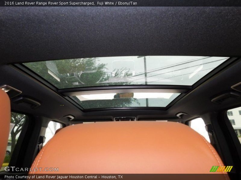 Fuji White / Ebony/Tan 2016 Land Rover Range Rover Sport Supercharged
