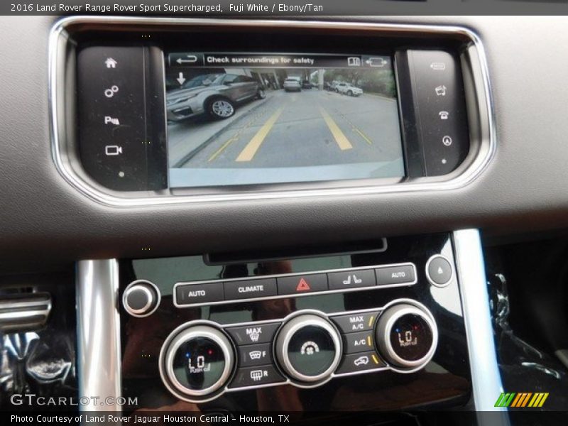 Fuji White / Ebony/Tan 2016 Land Rover Range Rover Sport Supercharged