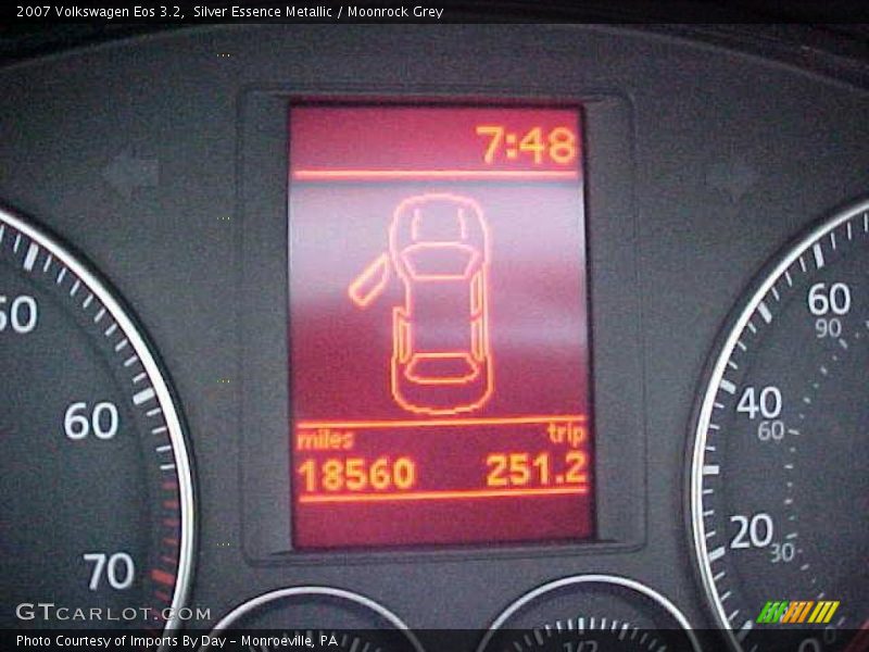 Silver Essence Metallic / Moonrock Grey 2007 Volkswagen Eos 3.2