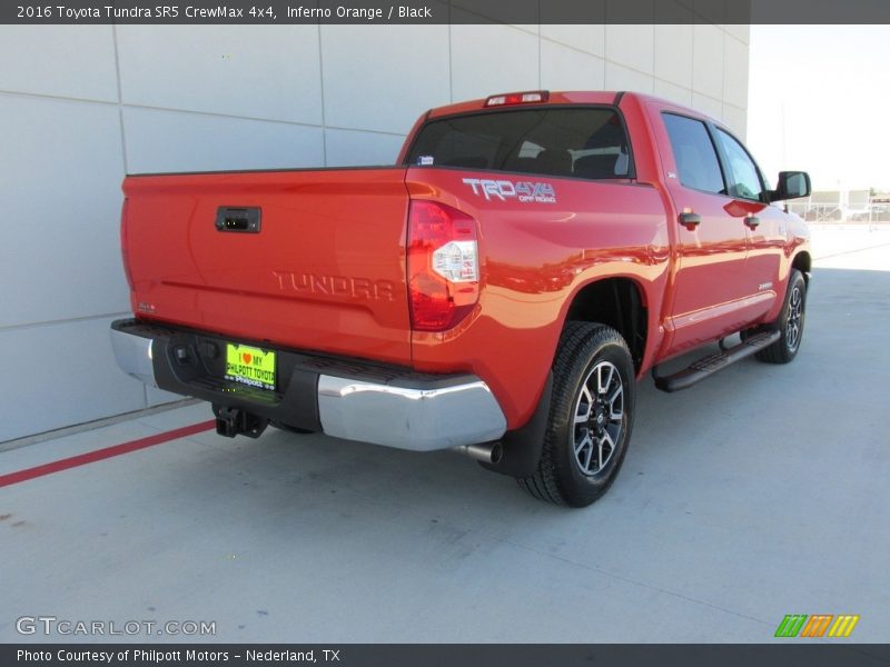 Inferno Orange / Black 2016 Toyota Tundra SR5 CrewMax 4x4