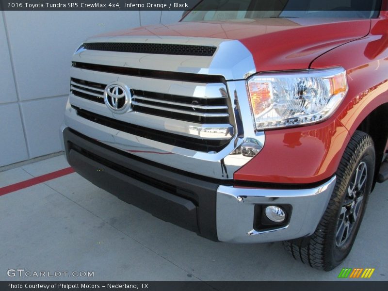 Inferno Orange / Black 2016 Toyota Tundra SR5 CrewMax 4x4
