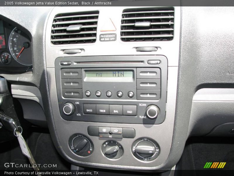 Black / Anthracite 2005 Volkswagen Jetta Value Edition Sedan