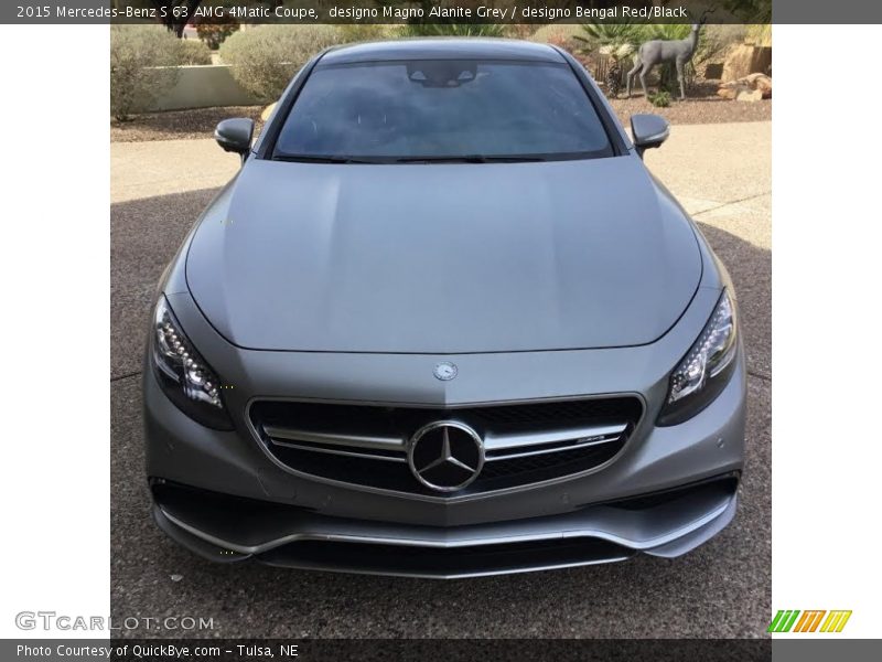 designo Magno Alanite Grey / designo Bengal Red/Black 2015 Mercedes-Benz S 63 AMG 4Matic Coupe