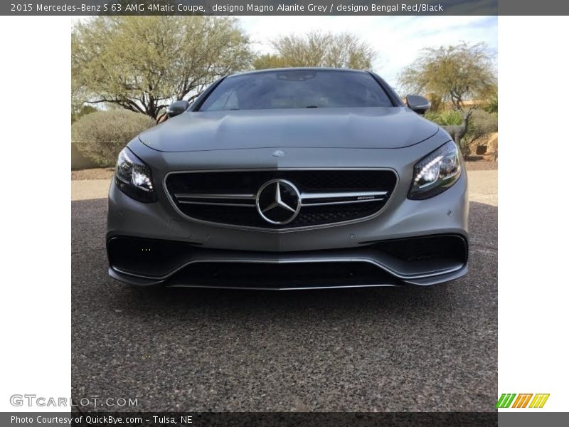 designo Magno Alanite Grey / designo Bengal Red/Black 2015 Mercedes-Benz S 63 AMG 4Matic Coupe