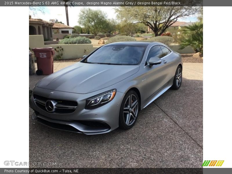 designo Magno Alanite Grey / designo Bengal Red/Black 2015 Mercedes-Benz S 63 AMG 4Matic Coupe