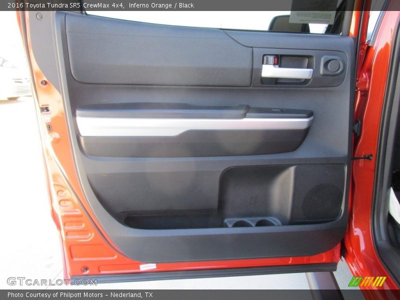 Inferno Orange / Black 2016 Toyota Tundra SR5 CrewMax 4x4