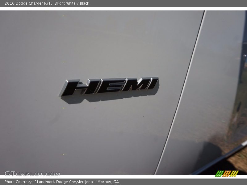 Bright White / Black 2016 Dodge Charger R/T