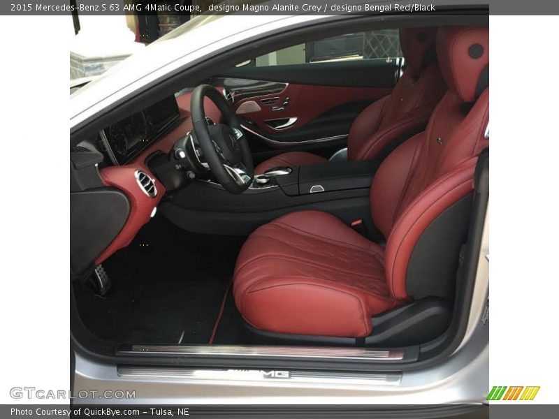 designo Magno Alanite Grey / designo Bengal Red/Black 2015 Mercedes-Benz S 63 AMG 4Matic Coupe