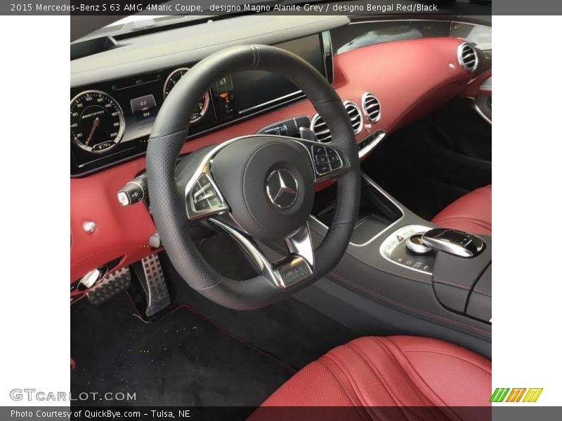 designo Bengal Red/Black Interior - 2015 S 63 AMG 4Matic Coupe 