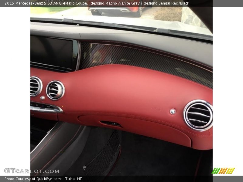 designo Magno Alanite Grey / designo Bengal Red/Black 2015 Mercedes-Benz S 63 AMG 4Matic Coupe
