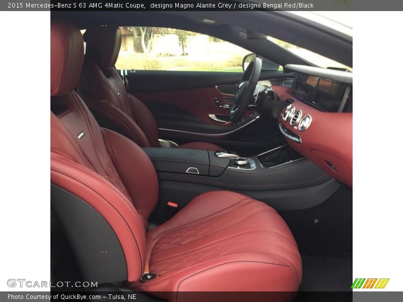 designo Magno Alanite Grey / designo Bengal Red/Black 2015 Mercedes-Benz S 63 AMG 4Matic Coupe