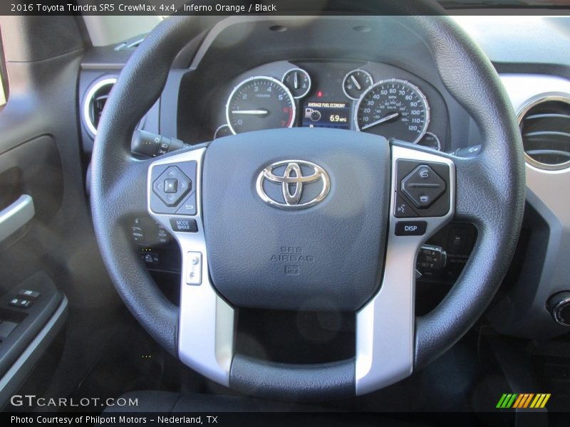 Inferno Orange / Black 2016 Toyota Tundra SR5 CrewMax 4x4