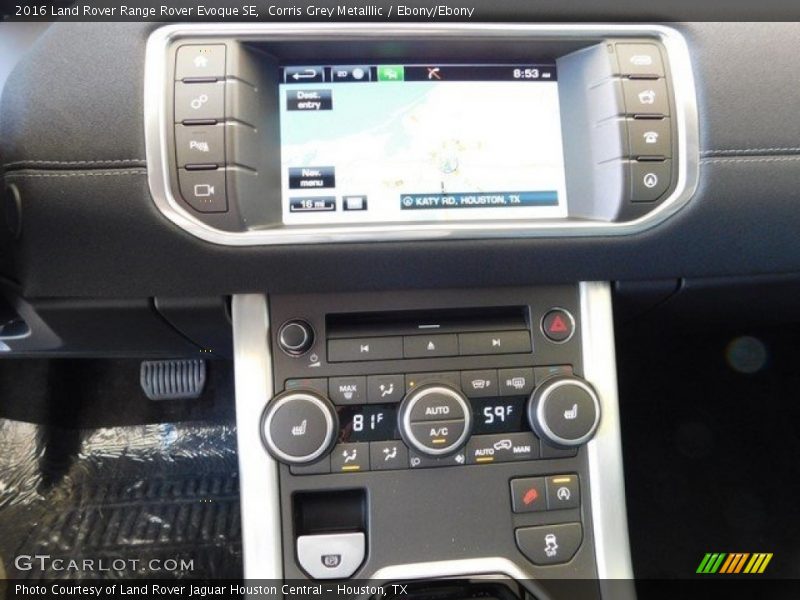 Corris Grey Metalllic / Ebony/Ebony 2016 Land Rover Range Rover Evoque SE