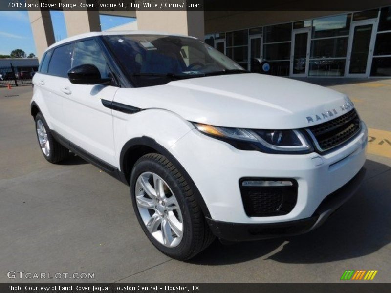 Fuji White / Cirrus/Lunar 2016 Land Rover Range Rover Evoque SE