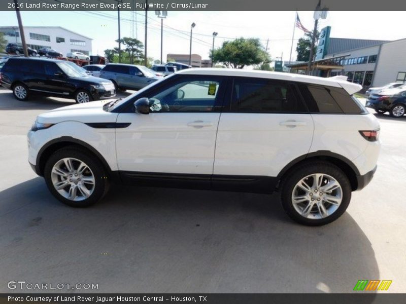 Fuji White / Cirrus/Lunar 2016 Land Rover Range Rover Evoque SE