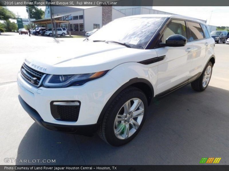 Fuji White / Cirrus/Lunar 2016 Land Rover Range Rover Evoque SE