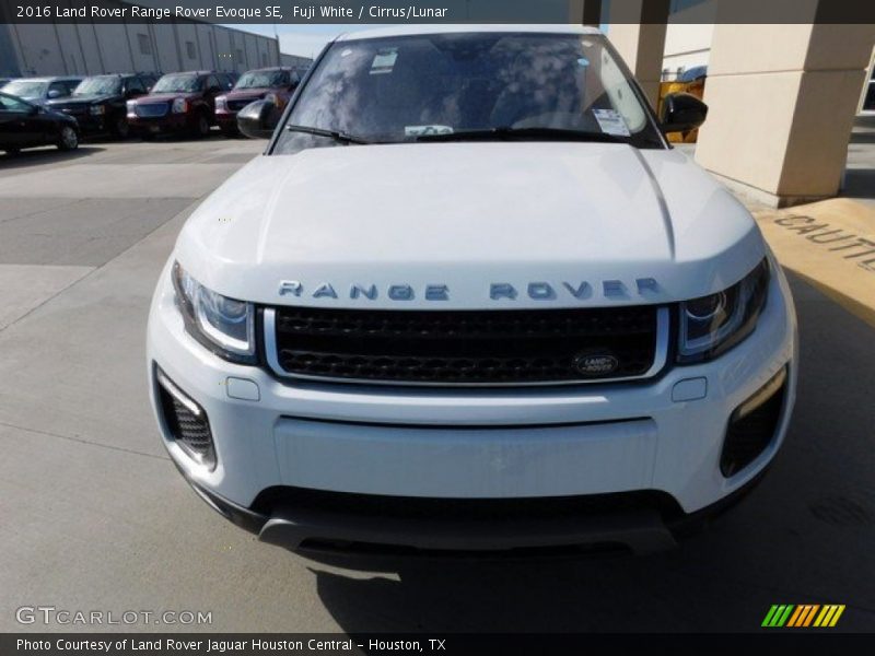 Fuji White / Cirrus/Lunar 2016 Land Rover Range Rover Evoque SE