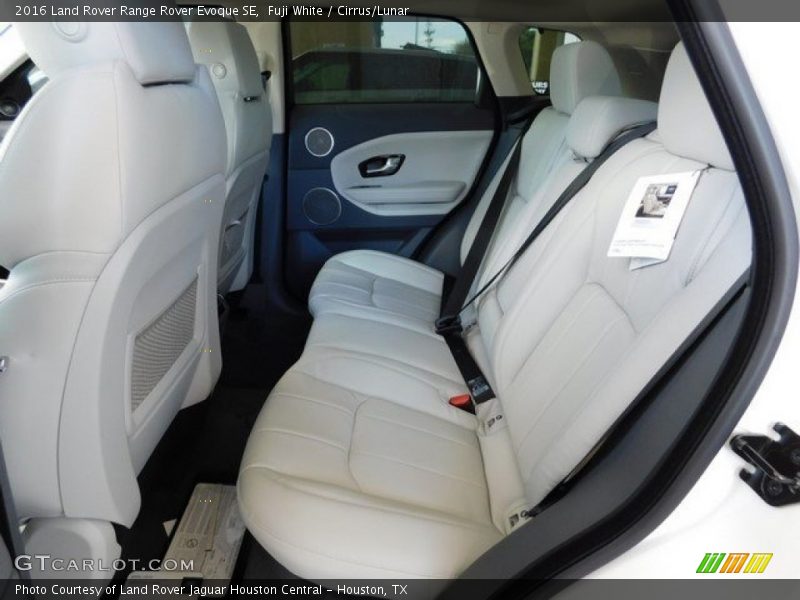 Fuji White / Cirrus/Lunar 2016 Land Rover Range Rover Evoque SE