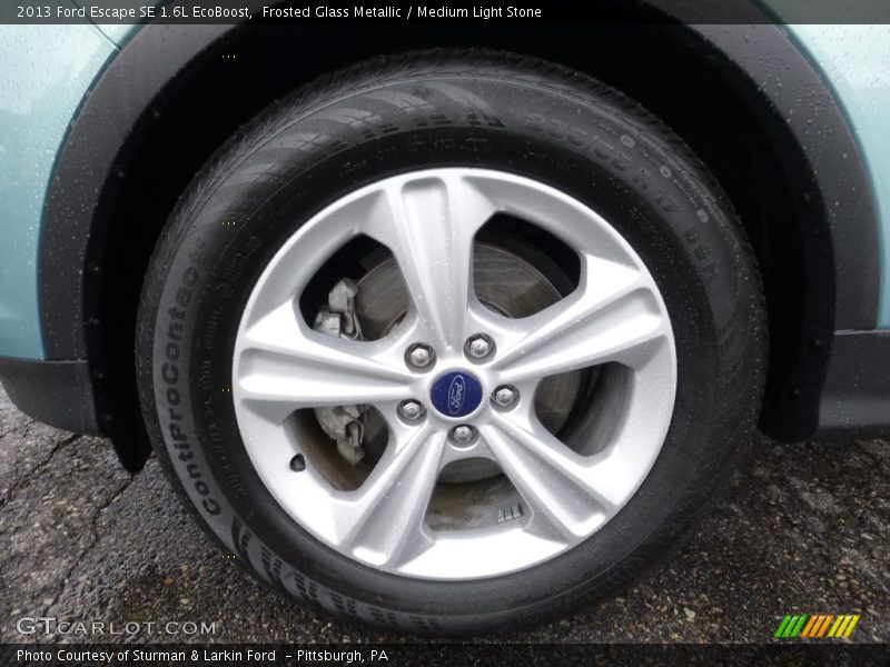 Frosted Glass Metallic / Medium Light Stone 2013 Ford Escape SE 1.6L EcoBoost