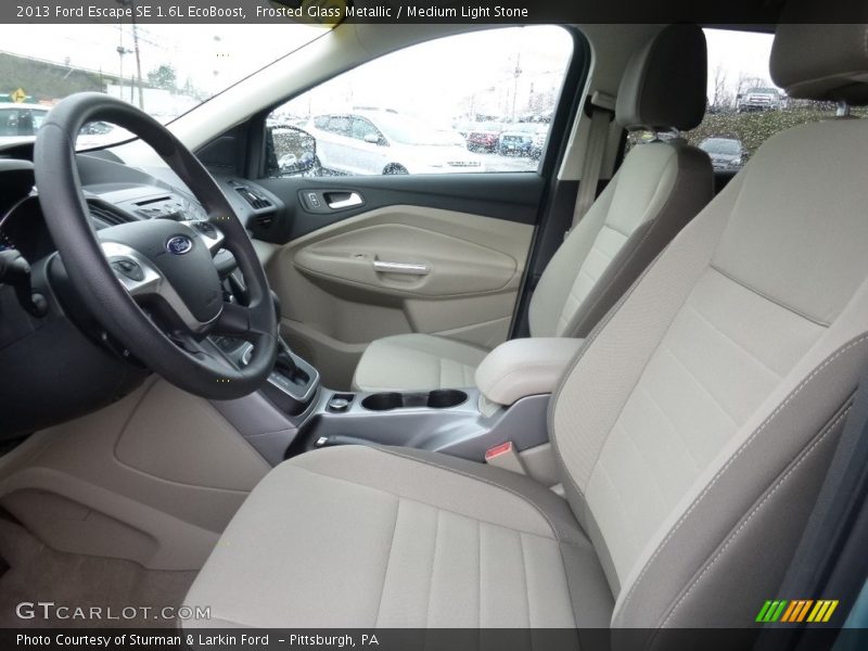 Frosted Glass Metallic / Medium Light Stone 2013 Ford Escape SE 1.6L EcoBoost