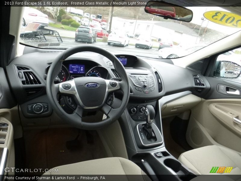 Frosted Glass Metallic / Medium Light Stone 2013 Ford Escape SE 1.6L EcoBoost