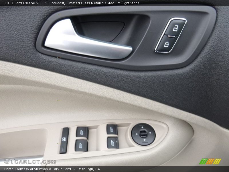 Frosted Glass Metallic / Medium Light Stone 2013 Ford Escape SE 1.6L EcoBoost