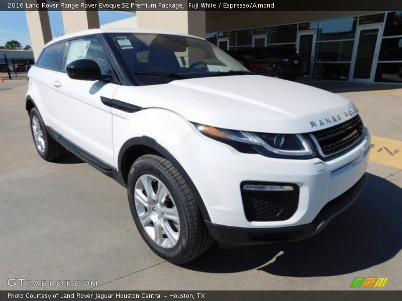 Fuji White / Espresso/Almond 2016 Land Rover Range Rover Evoque SE Premium Package