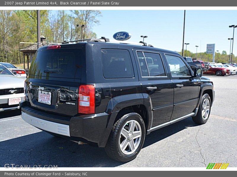 Black Clearcoat / Pastel Slate Gray 2007 Jeep Patriot Limited 4x4