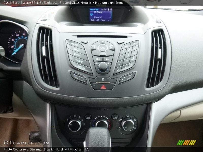Frosted Glass Metallic / Medium Light Stone 2013 Ford Escape SE 1.6L EcoBoost
