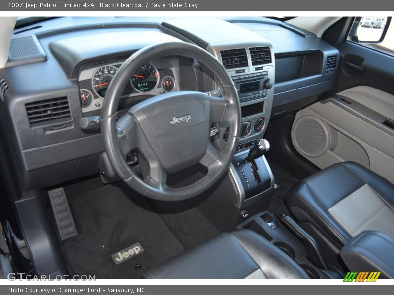 Black Clearcoat / Pastel Slate Gray 2007 Jeep Patriot Limited 4x4