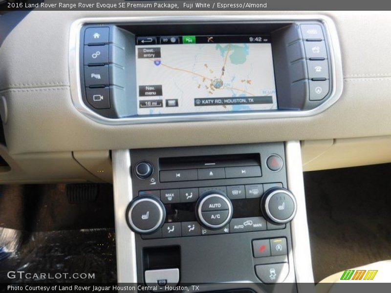 Fuji White / Espresso/Almond 2016 Land Rover Range Rover Evoque SE Premium Package