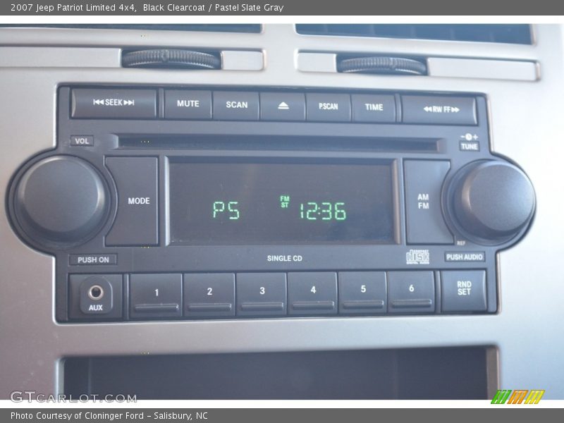 Black Clearcoat / Pastel Slate Gray 2007 Jeep Patriot Limited 4x4