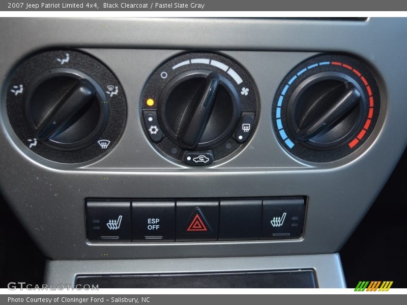 Black Clearcoat / Pastel Slate Gray 2007 Jeep Patriot Limited 4x4