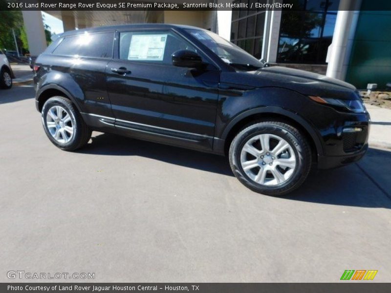 Santorini Black Metalllic / Ebony/Ebony 2016 Land Rover Range Rover Evoque SE Premium Package