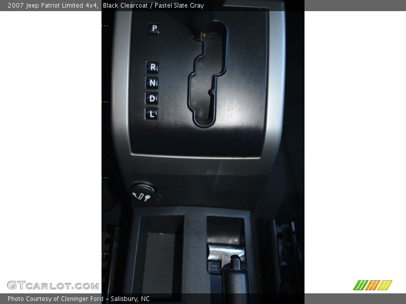 Black Clearcoat / Pastel Slate Gray 2007 Jeep Patriot Limited 4x4