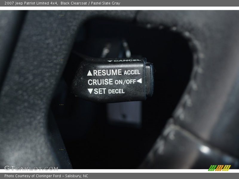 Black Clearcoat / Pastel Slate Gray 2007 Jeep Patriot Limited 4x4