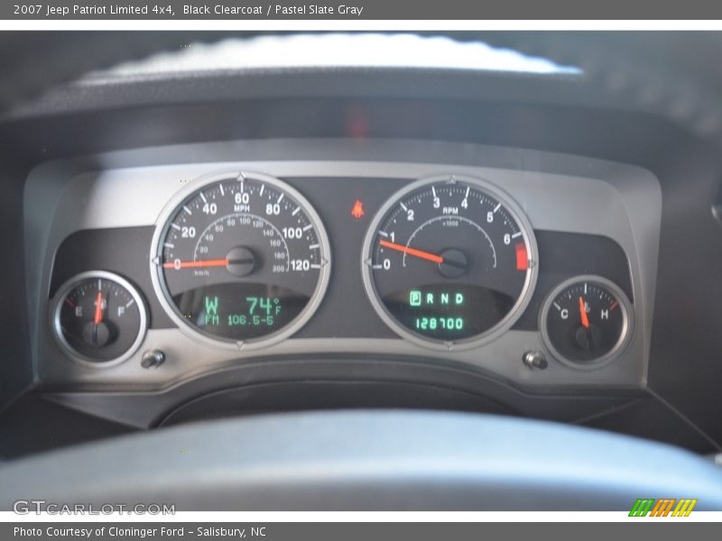 Black Clearcoat / Pastel Slate Gray 2007 Jeep Patriot Limited 4x4