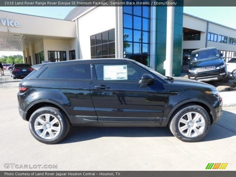 Santorini Black Metalllic / Ebony/Ebony 2016 Land Rover Range Rover Evoque SE Premium Package