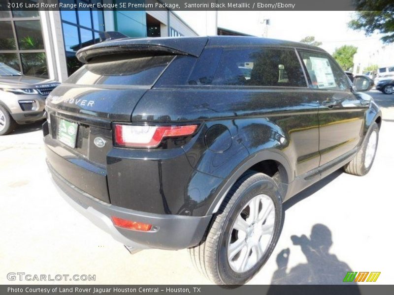 Santorini Black Metalllic / Ebony/Ebony 2016 Land Rover Range Rover Evoque SE Premium Package