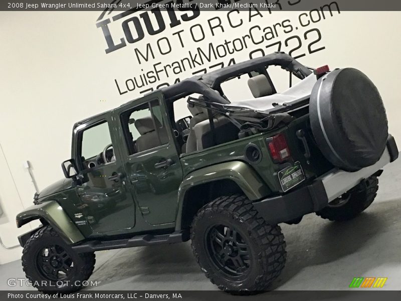 Jeep Green Metallic / Dark Khaki/Medium Khaki 2008 Jeep Wrangler Unlimited Sahara 4x4
