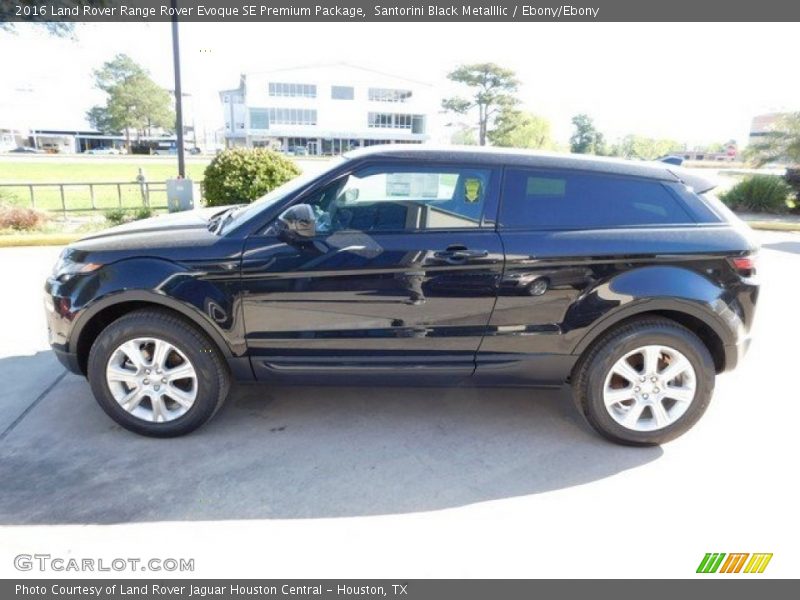 Santorini Black Metalllic / Ebony/Ebony 2016 Land Rover Range Rover Evoque SE Premium Package