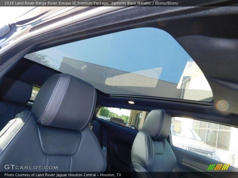 Santorini Black Metalllic / Ebony/Ebony 2016 Land Rover Range Rover Evoque SE Premium Package